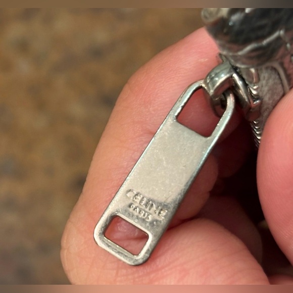 Celine Compact Zipped Cardholder Wallet Silver - Picture 6 of 13